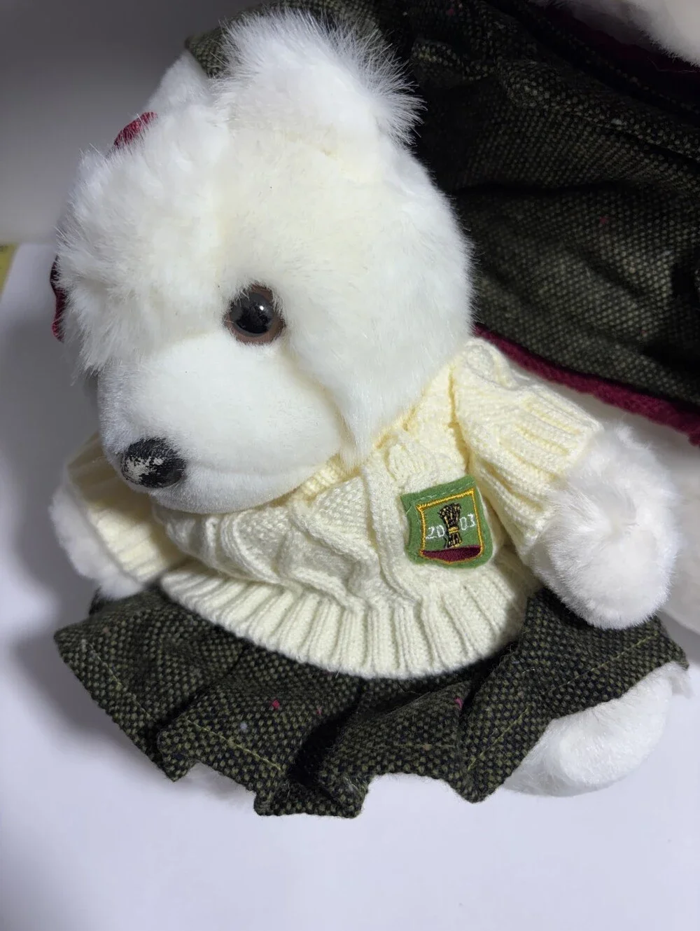 Santa Bear 2003 Irish Clan Family Dayton Hudson Marshall Fields With Bag